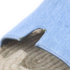 Hermes Espadrilles Antigua Flat Sandals Denim — view 6