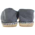 Chanel Espadrilles Denim Gray Slip Ons 38 Slipper — view 3