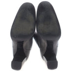 Hermes Leather Long Boots Black — view 5