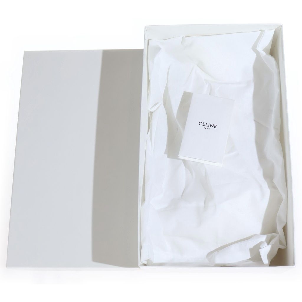 Celine Jackno Oxford Leather Shoes Black — view 6
