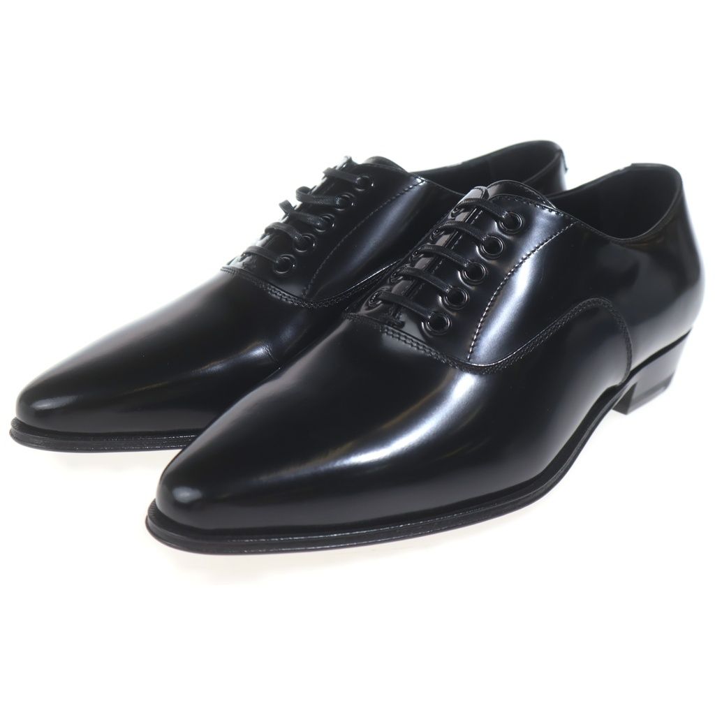 Celine Jackno Oxford Leather Shoes Black — view 2
