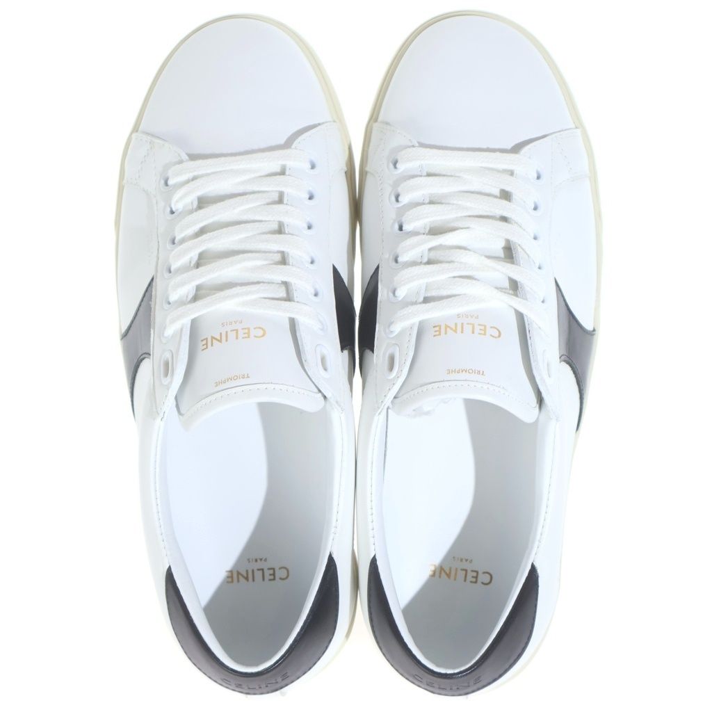 Celine Low Cut Sneakers White Black — view 4