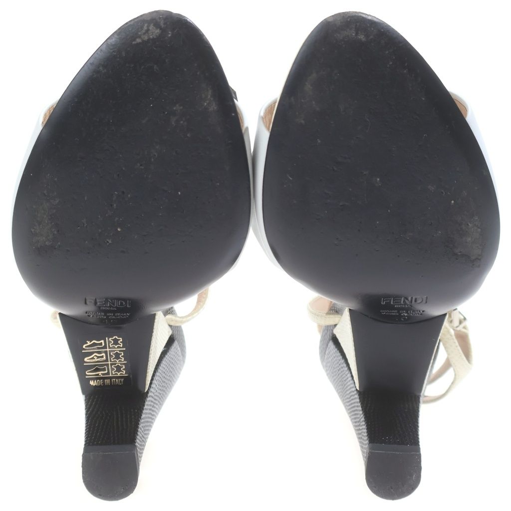 Fendi Bijou Sandals White — view 5