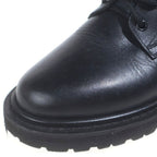 Celine Short Leather Boots Black — view 6