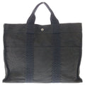 Hermes Her Line MM Tote Gray Canvas