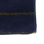 Hermes Echarpe Rocabar Wool Scarf Shawl Navy Yellow — view 3