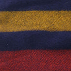 Hermes Echarpe Rocabar Wool Scarf Shawl Navy Yellow — view 2