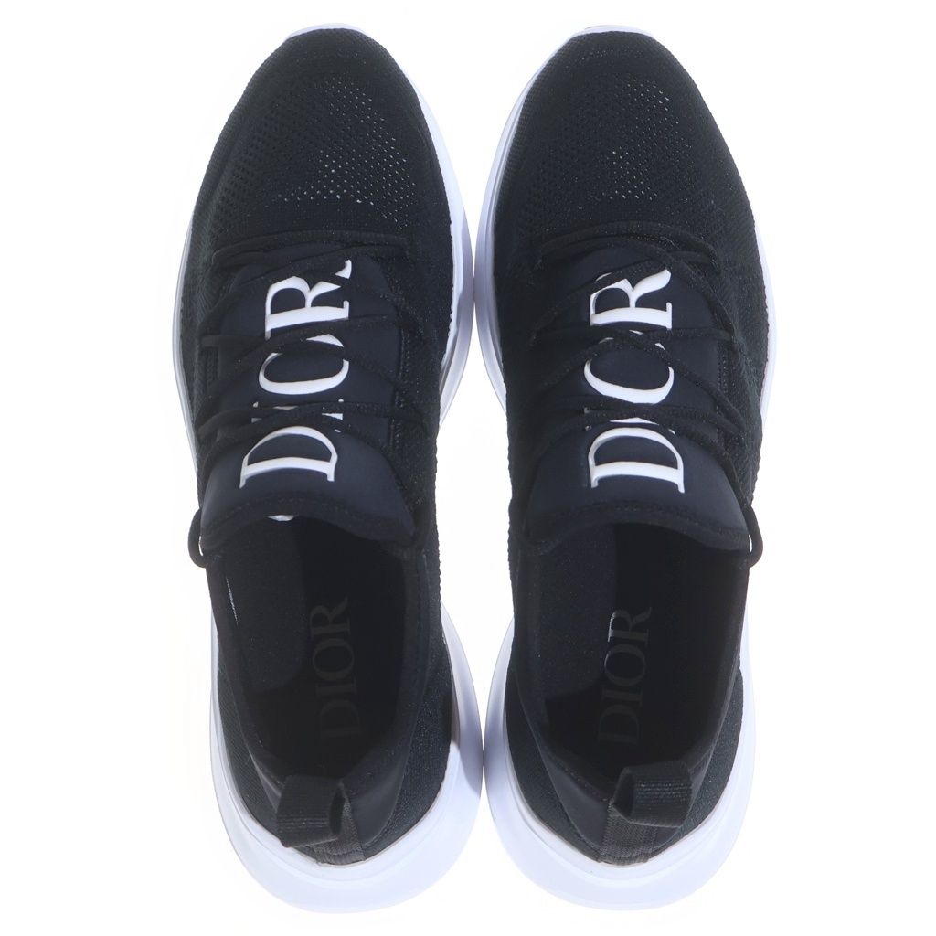 Dior Neoprene Mesh Low Cut Sneakers Black — view 4