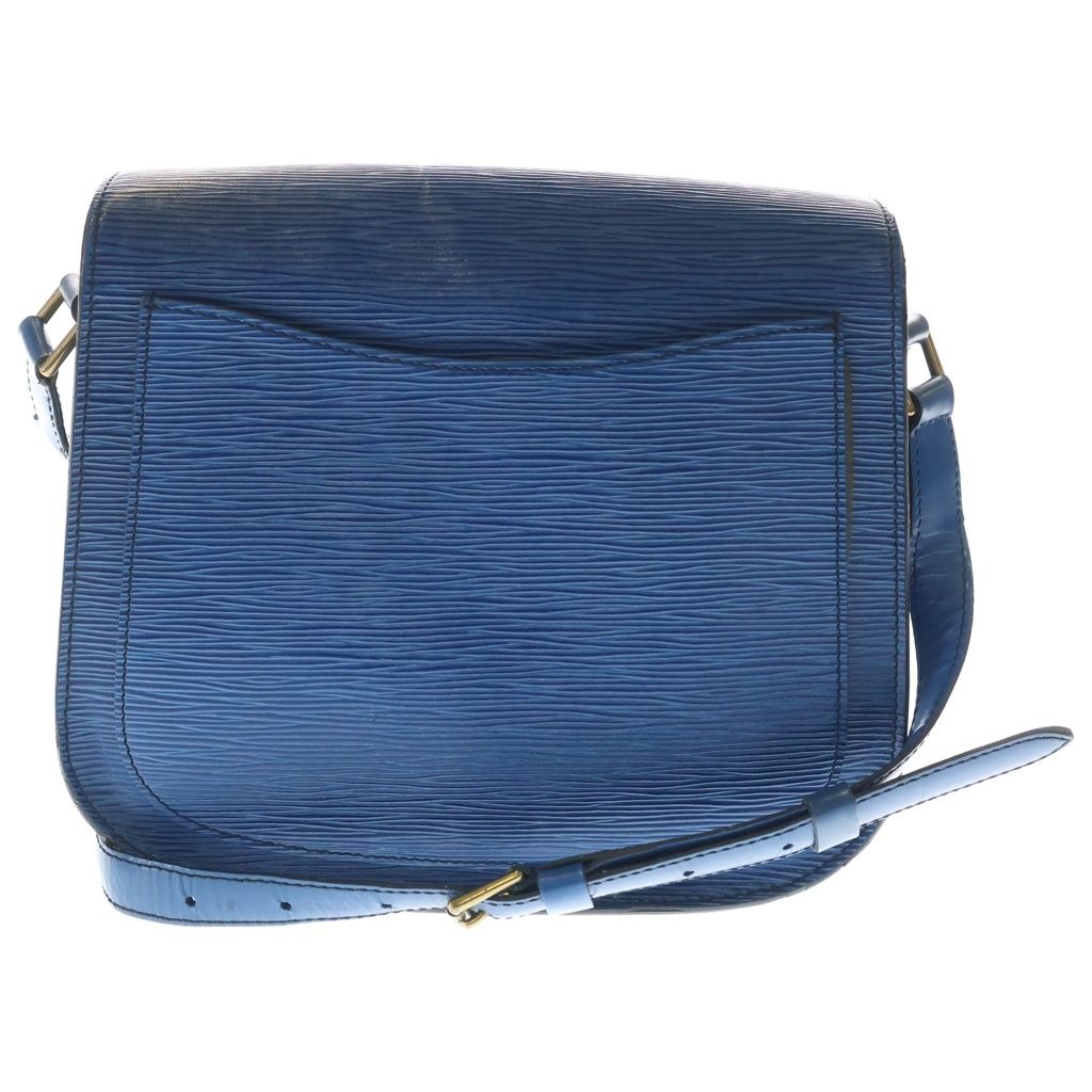 Louis Vuitton Saint Cloud Epi Leather Shoulder Bag Blue — view 2