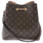 Louis Vuitton Monogram Neo Noe Leather Gold Shoulder Bag Tote Brown Rose Poudre — view 2