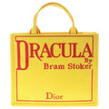 Dior Book Tote Dracula Strap Yellow