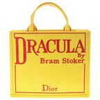 Dior Book Tote Dracula Strap Yellow