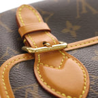 Louis Vuitton Satchel Wearable Wallet Shoulder Bag Brown — view 6