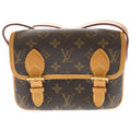 Louis Vuitton Satchel Wearable Wallet Shoulder Bag Brown