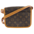 Louis Vuitton Satchel Wearable Wallet Shoulder Bag Brown — view 2