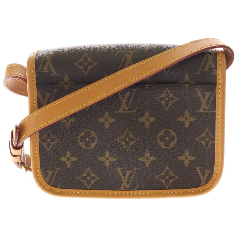 Louis Vuitton Satchel Wearable Wallet Shoulder Bag Brown — view 2