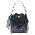 Louis Vuitton LV Night Noe Cargo Shoulder Back Black Silver
