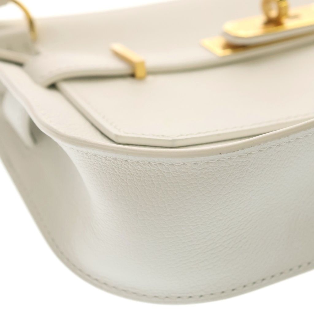Hermes Gipisi Eru Mini Swift New White Gold Shoulder — view 5