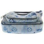 Louis Vuitton Outdoor Pochette Hickory Stripe Shoulder Bag Indigo — view 4
