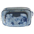 Louis Vuitton Outdoor Pochette Hickory Stripe Shoulder Bag Indigo