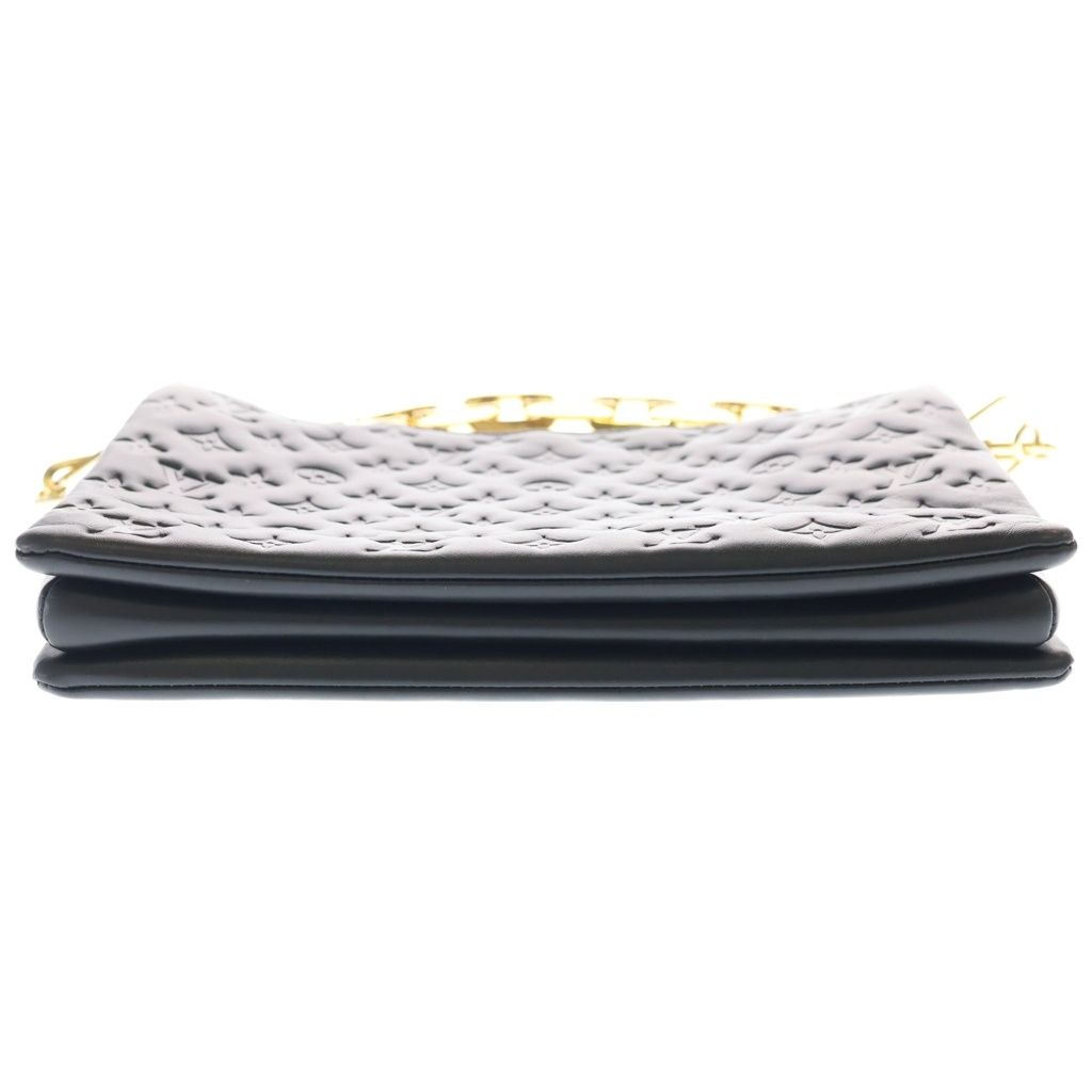 Louis Vuitton Coussin MM Shoulder Bag 2-Way Lambskin Black — view 4