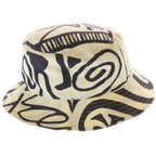 Dior Shawn Stussy Logo Embroidery All Over Pattern Bucket Hat Black White — view 3