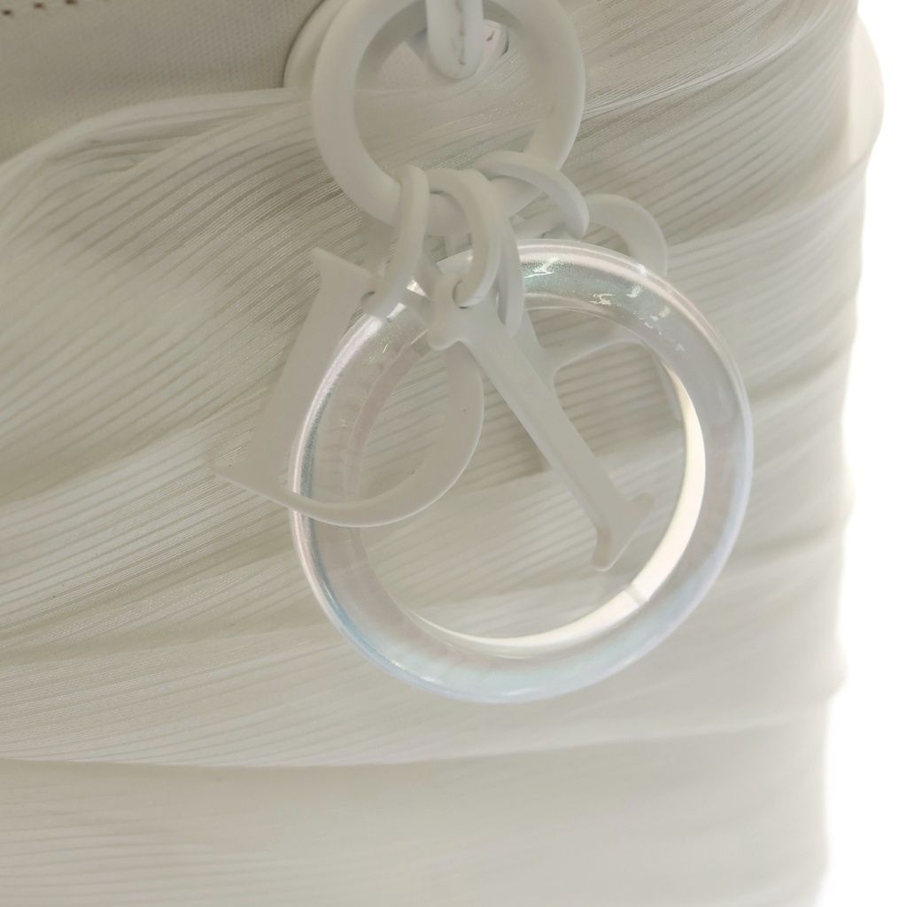 Dior Mariko Mori Lady D Lightweight Shoulder Bag White — view 6