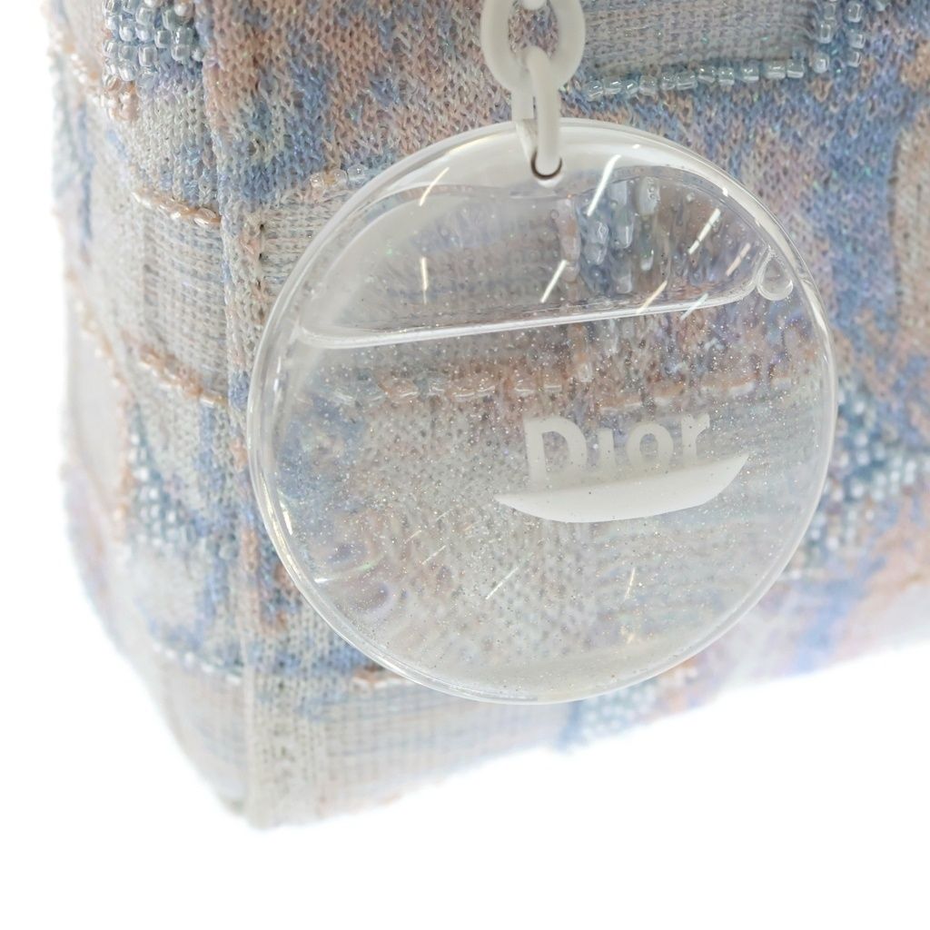 Dior Lady D Art Shoulder Bag Blue Gray — view 6