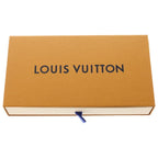 Louis Vuitton Monogram Empreinte Zippy Wallet Card Case Blue Metallic Leather — view 6