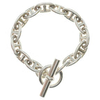 Hermes Chaine D'ancre GM Chain Bracelet Silver