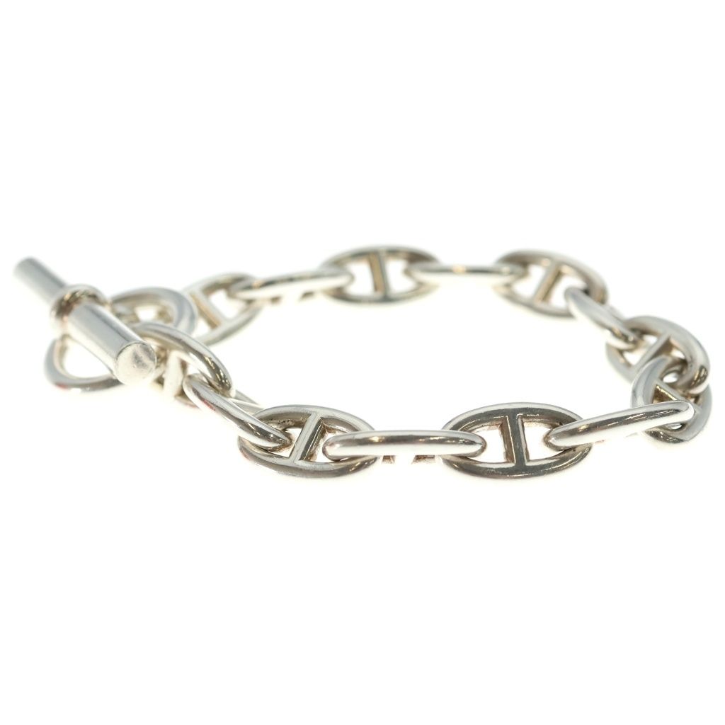 Hermes Chaine D'ancre GM Chain Bracelet Silver — view 4
