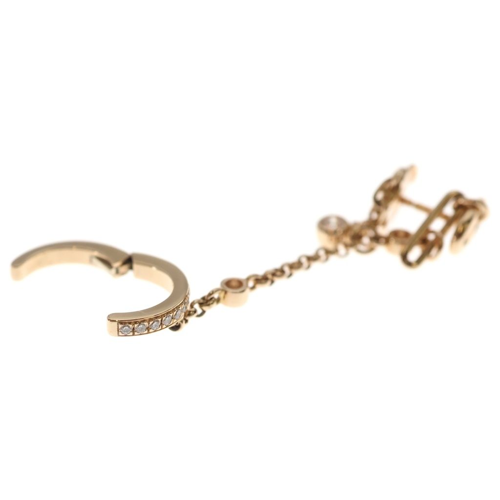 Hermes Chaine D'ancre Chaos Earrings Pink Gold — view 5