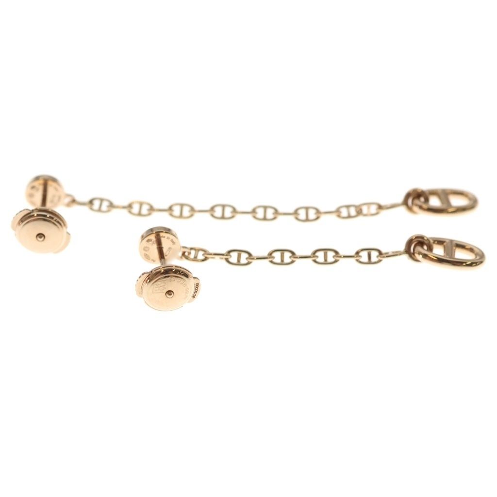 Hermes Chaine D'ancre Farandole Earrings Pink Gold — view 4
