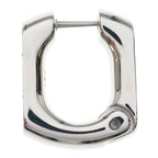 Louis Vuitton Monogram Chain Hoop Earrings Silver — view 3