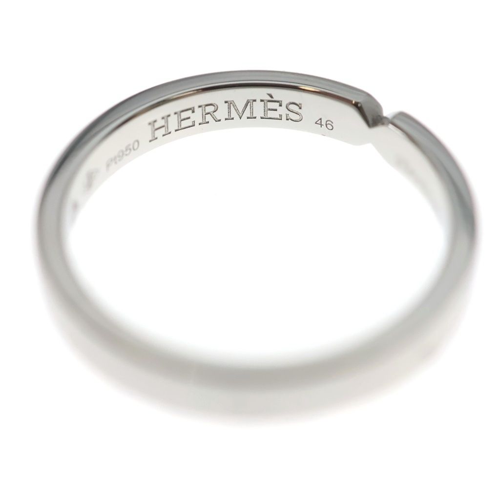 Hermes Kelly Diamond Ring Platinum — view 5