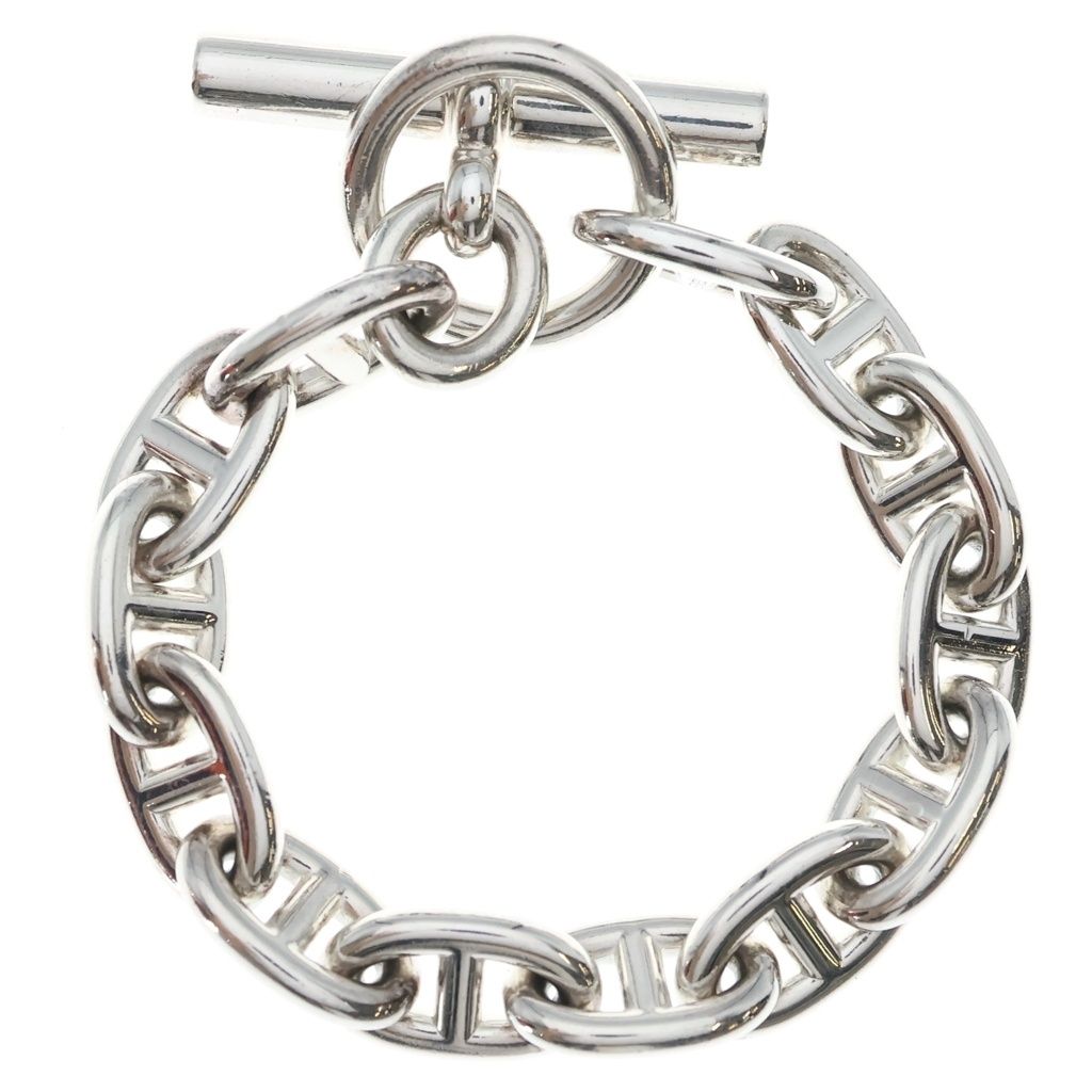 Hermes Chaine D'ancre MM Chain Bracelet Silver — view 2