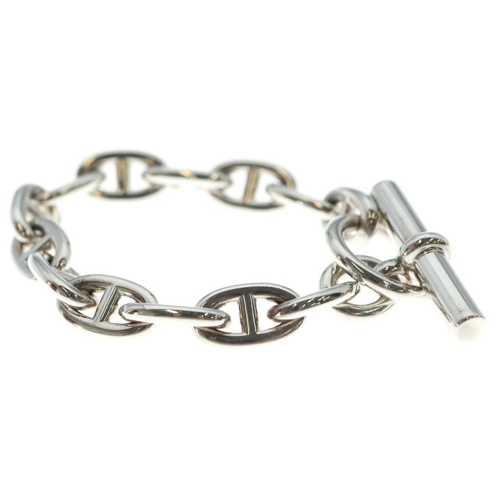 Hermes Chaine D'ancre MM Chain Bracelet Silver — view 3