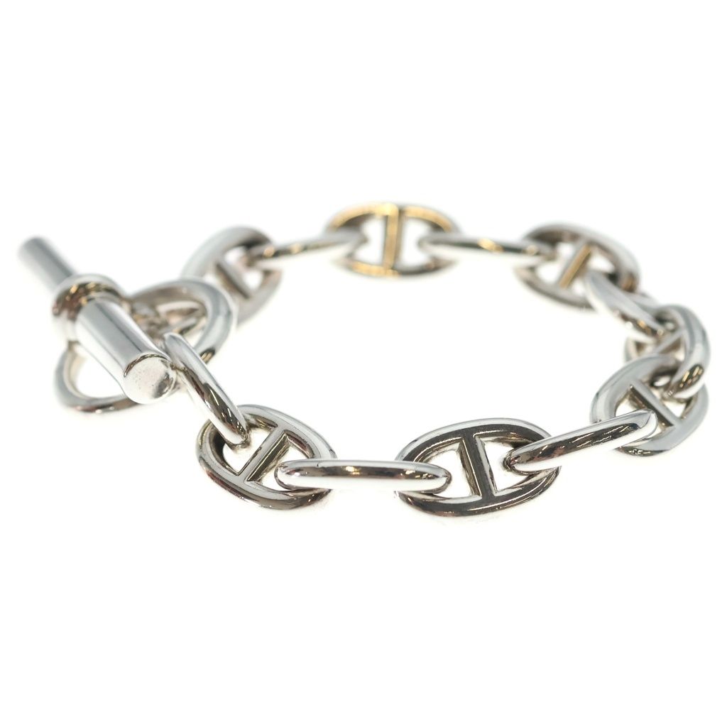 Hermes Chaine D'ancre MM Chain Bracelet Silver — view 4