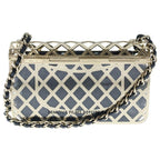 Chanel Cage Flap Metal Mini Shoulder Evening Bag Gold — view 2