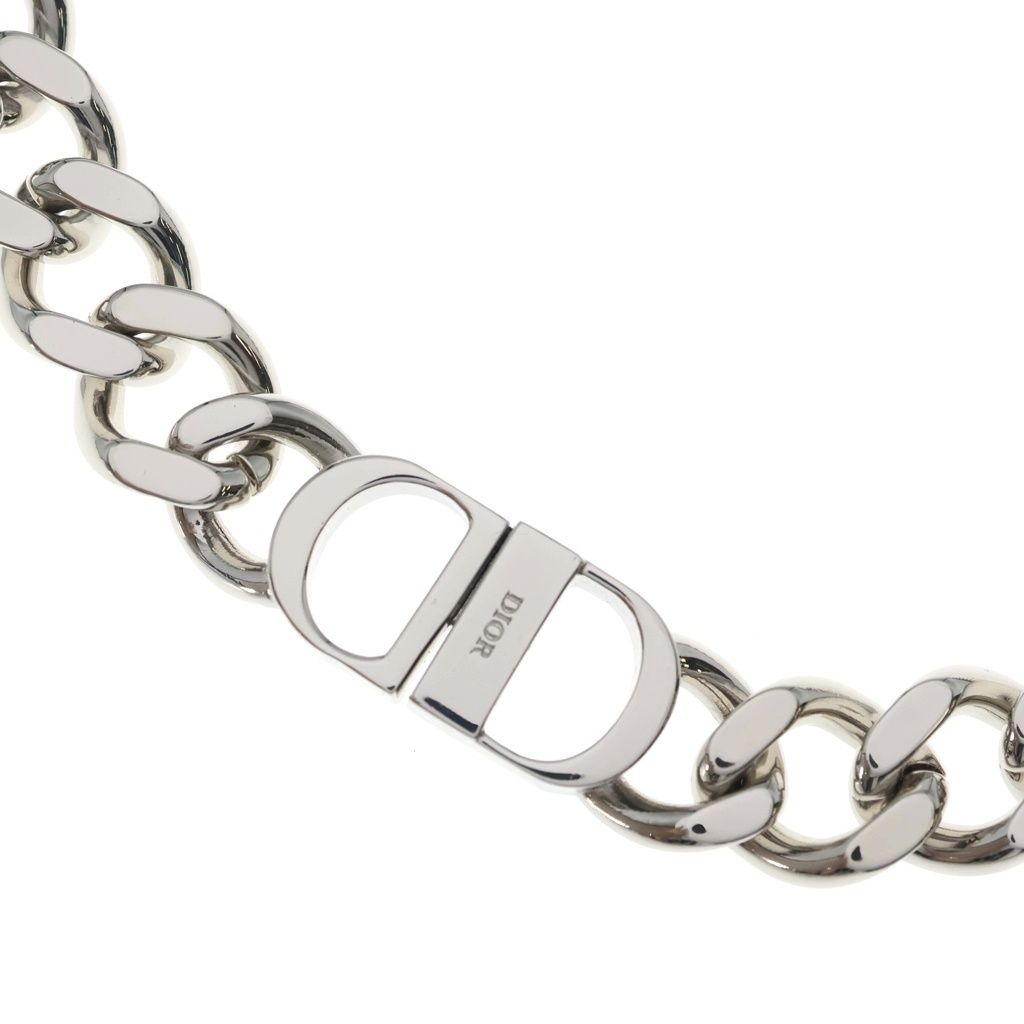 Dior CD Icon Chain Necklace Silver