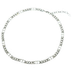Dior CD Logo Icon Chain Link Necklace Silver — view 2