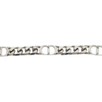 Dior CD Logo Icon Chain Link Necklace Silver — view 3