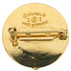 Chanel Quilted CC Logo Bag Motif Pin Badge Brooch Gold — view 6