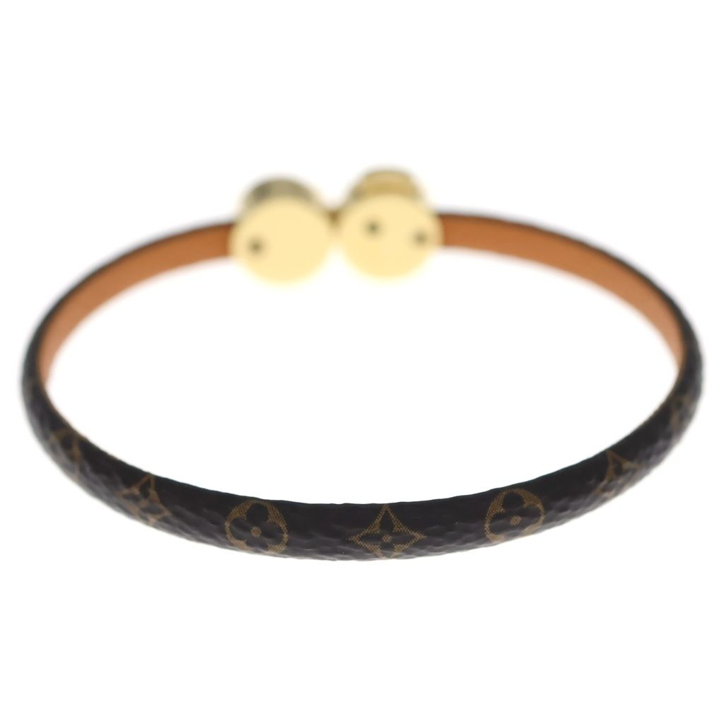 Louis Vuitton Monogram Bracelet Historic Mini Brown Gold — view 2