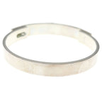 Hermes Collier de Chien LG Bangle Bracelet Silver — view 2