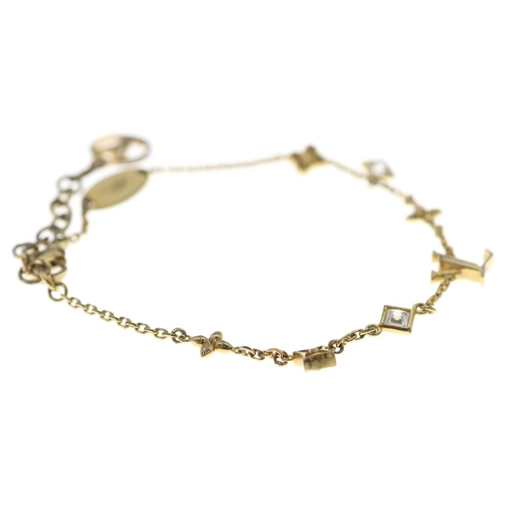Louis Vuitton in the Sky Rhinestone Bracelet Gold — view 3