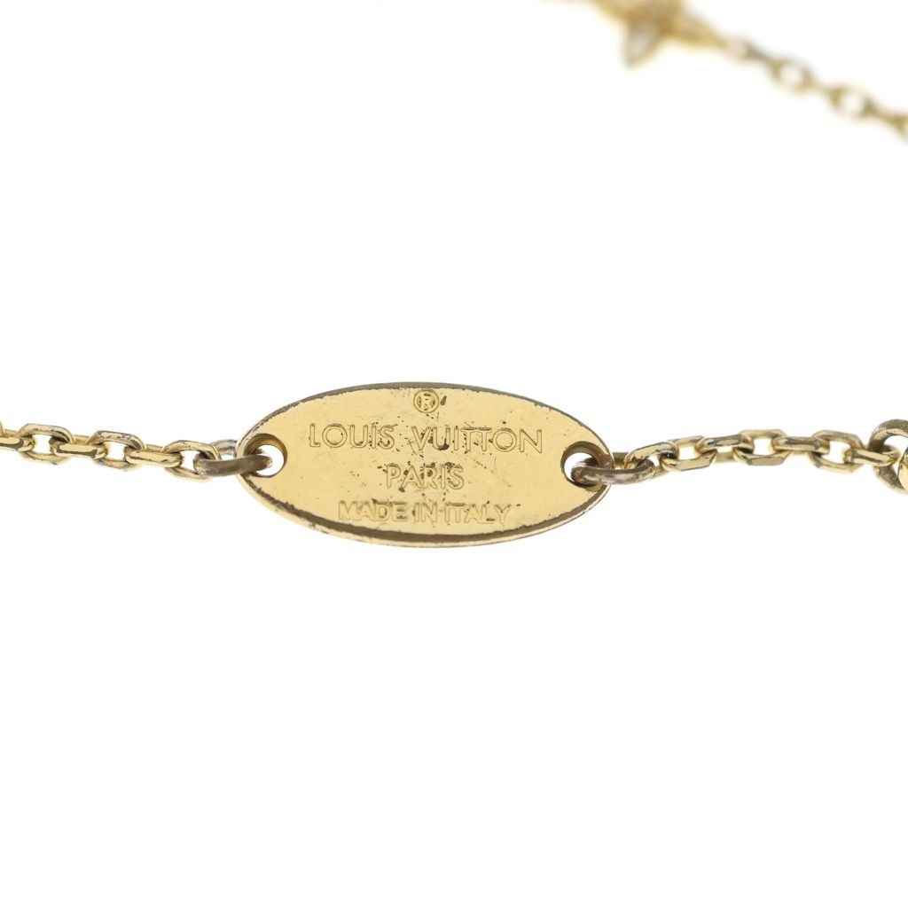 Louis Vuitton in the Sky Rhinestone Bracelet Gold — view 6