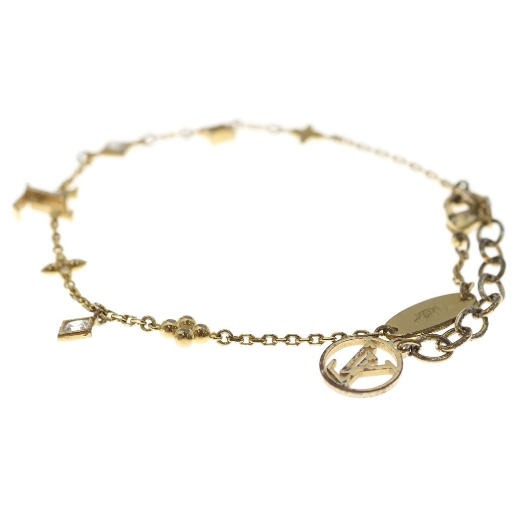 Louis Vuitton in the Sky Rhinestone Bracelet Gold — view 4