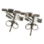 Louis Vuitton Iconic Strass Rhinestone Earrings Silver — view 2