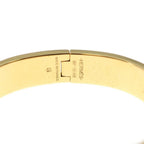 Hermes Clic Clac Bracelet Bangle Beige Gold — view 5
